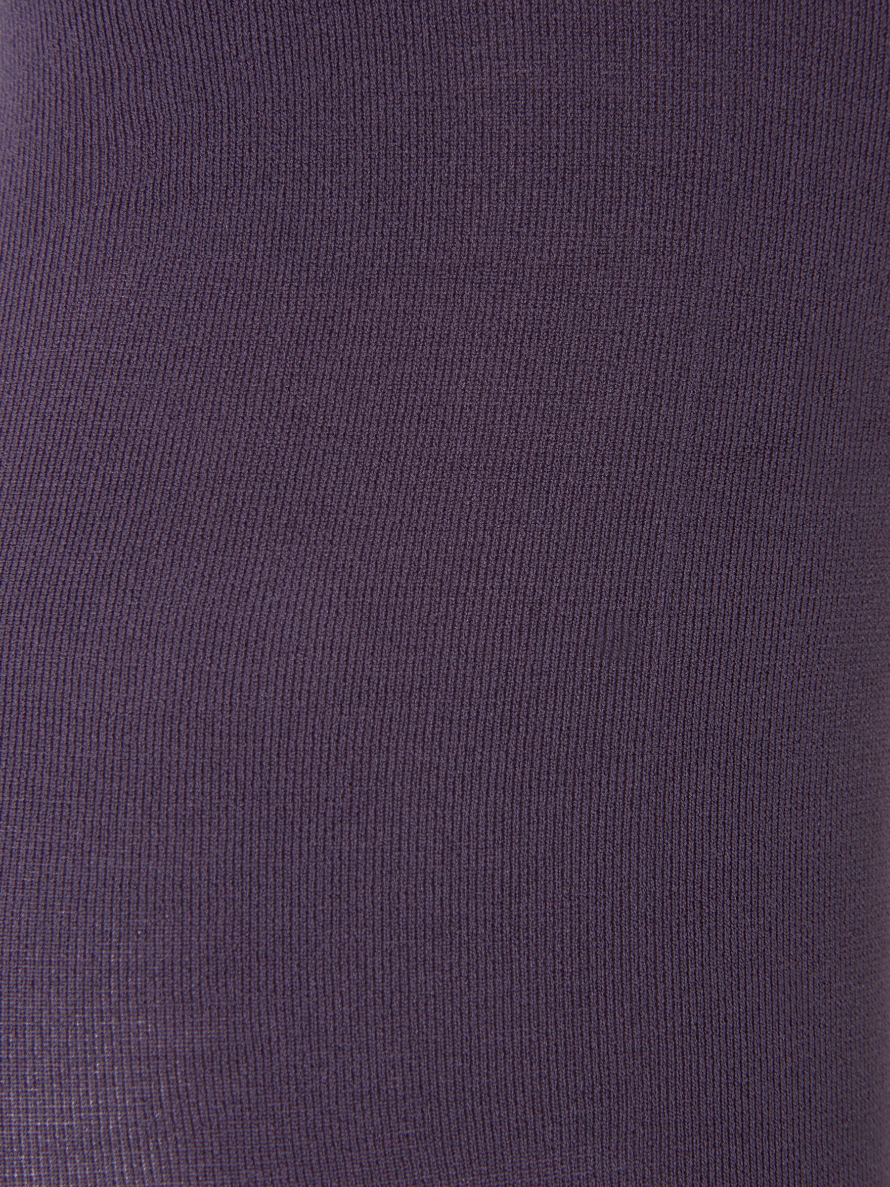 John Lewis 60 Denier Velvet Touch Tights, Purple, S