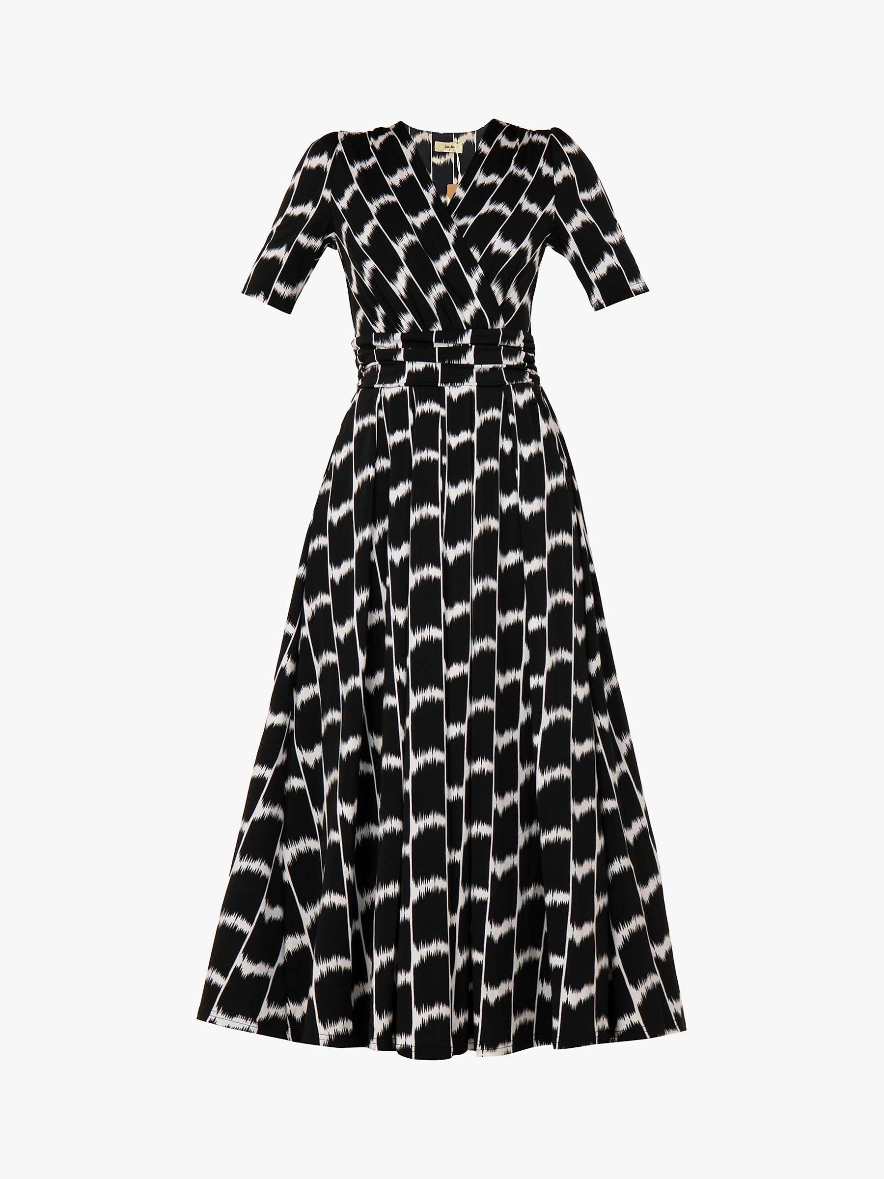 Buy Jolie Moi Akayla Geometric Print Jersey Maxi Dress, Black Online at johnlewis.com