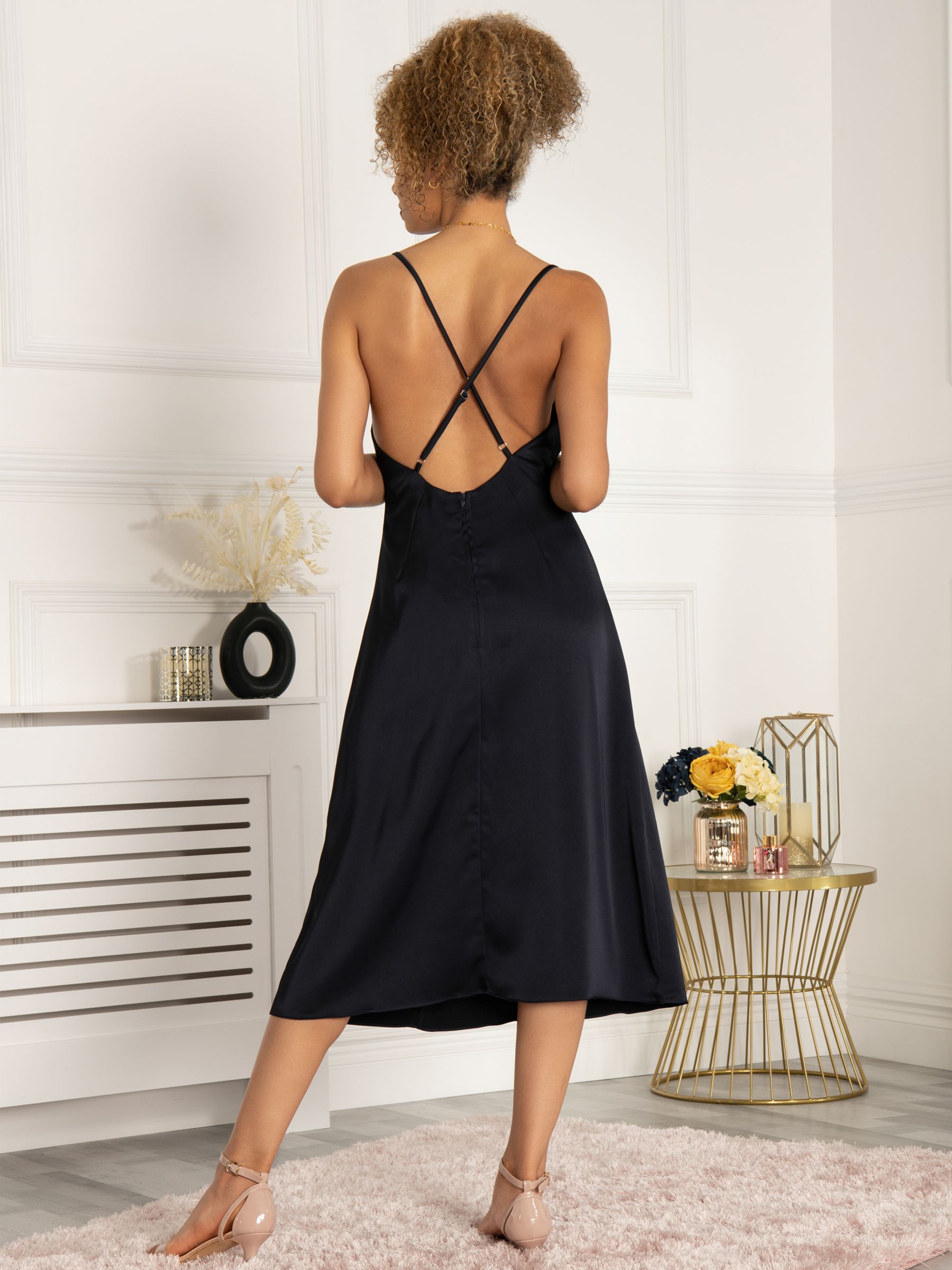 Buy Jolie Moi Reene Cowl Neck Midi Dress Online at johnlewis.com
