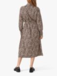 Part Two Rit Long Sleeve Shirt Midi Dress, Moonlight Granite