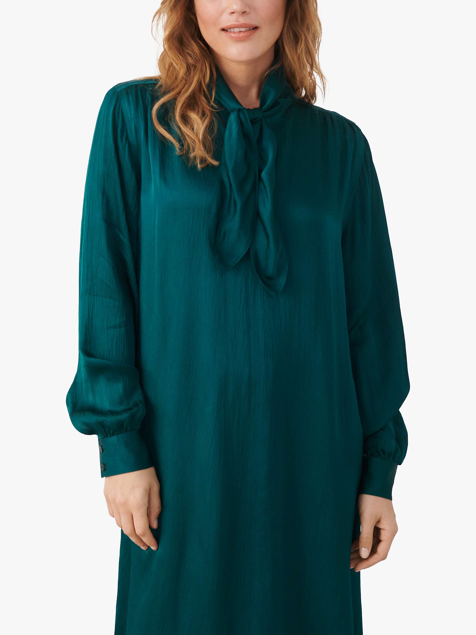 Buy Part Two Rie Long Sleeve Midi Dress, Botanical Garden Online at johnlewis.com
