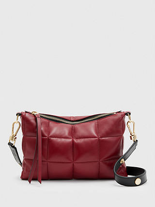 AllSaints Eve Quilted Leather Crossbody Bag
