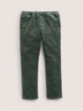 Mini Boden Kids' Relaxed Slim Pull-On Cord Trousers, Pottery Green
