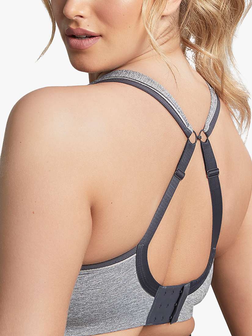 Buy Panache Sculptresse Non Padded Marl Sports Bra, Charcoal Online at johnlewis.com