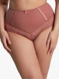 Panache Sculptresse Estel High Waist Knickers, Rose Gold