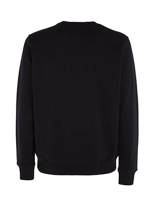 Calvin Klein Jeans Core Monogram Logo Cotton Sweatshirt, Ck Black