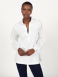 NRBY Romi Cotton Jersey Shirt, White