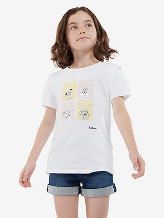 Barbour Kids' Sophie Dogs T-Shirt, Multi
