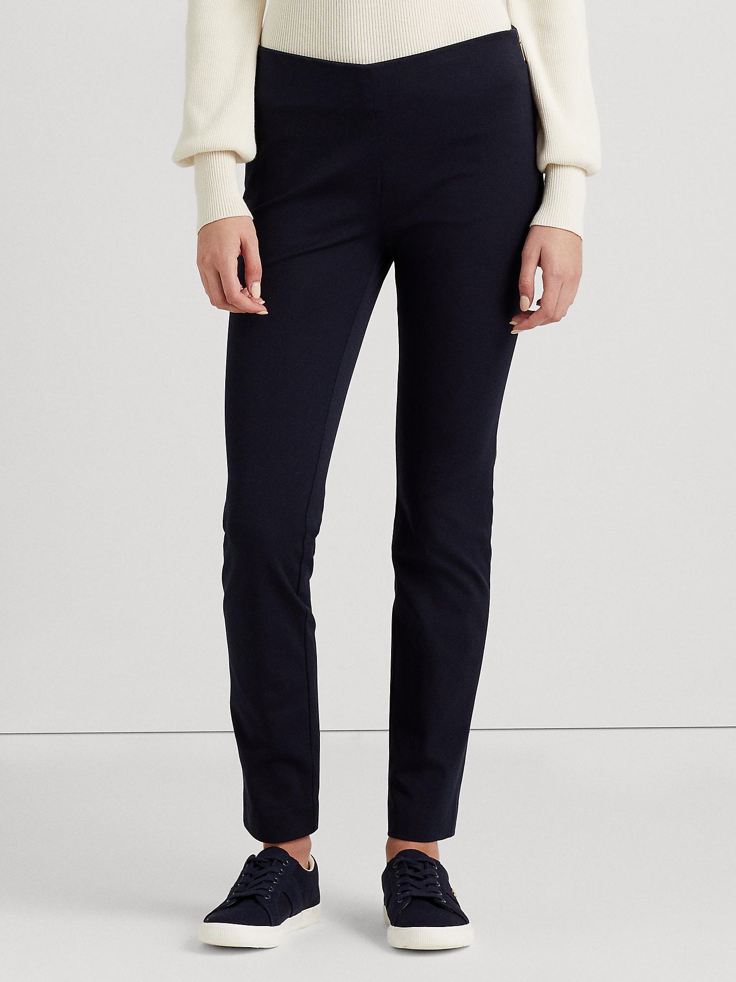 Lauren Ralph Lauren, Pants & Jumpsuits, Lauren Ralph Lauren Womens Navy  Blue Straight Leg Wool Trousers Size 8