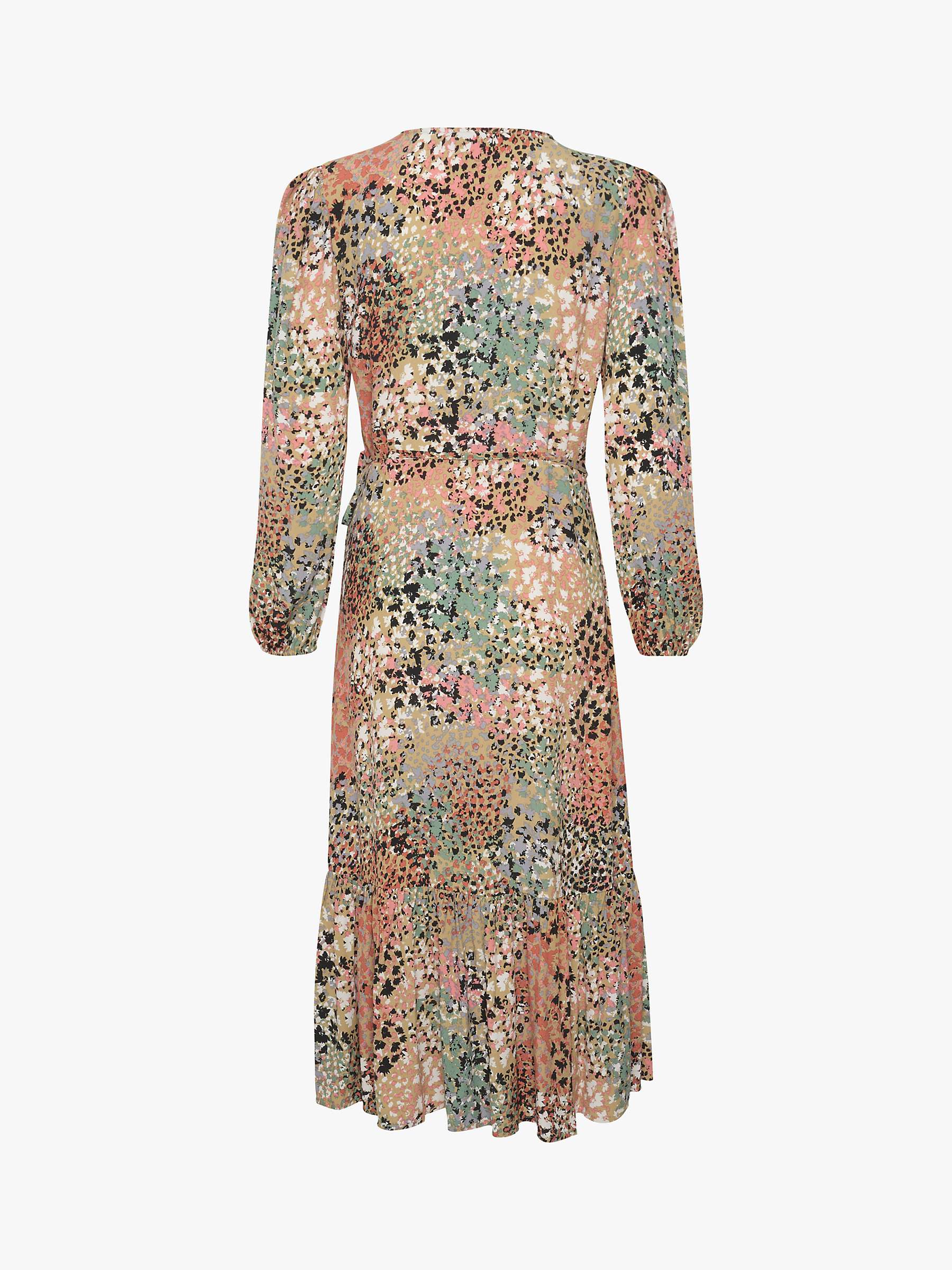 Buy Soaked In Luxury Sylvia Ditsy Print Wrap Midi Dress, Lantana Online at johnlewis.com