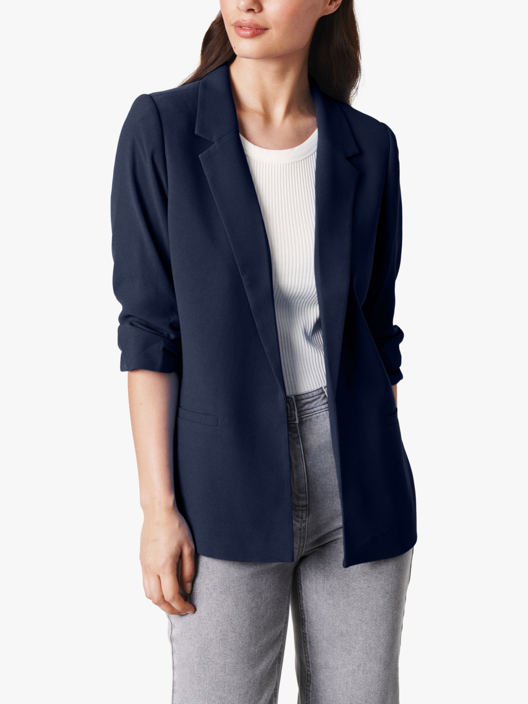 Soaked In Luxury Shirley Blazer, Night Sky, XS