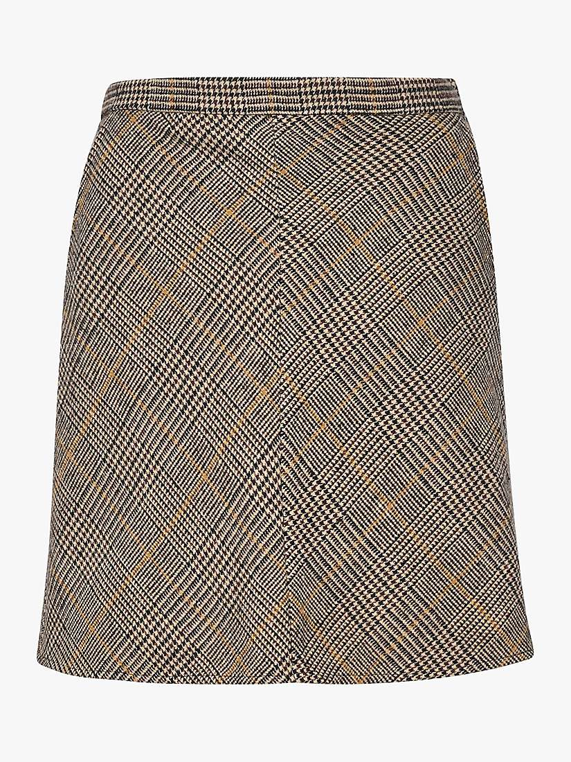 Buy Soaked In Luxury Yara Check Mini Skirt, Brown Online at johnlewis.com