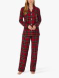 Lauren Ralph Lauren Plaid Twill Notch Collar Pyjamas, Multi