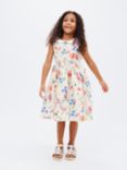 John Lewis Heirloom Collection Kids' Peter Pan Collar Floral Dress, Multi