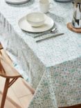 John Lewis Primrose Cotton Tablecloth, Green