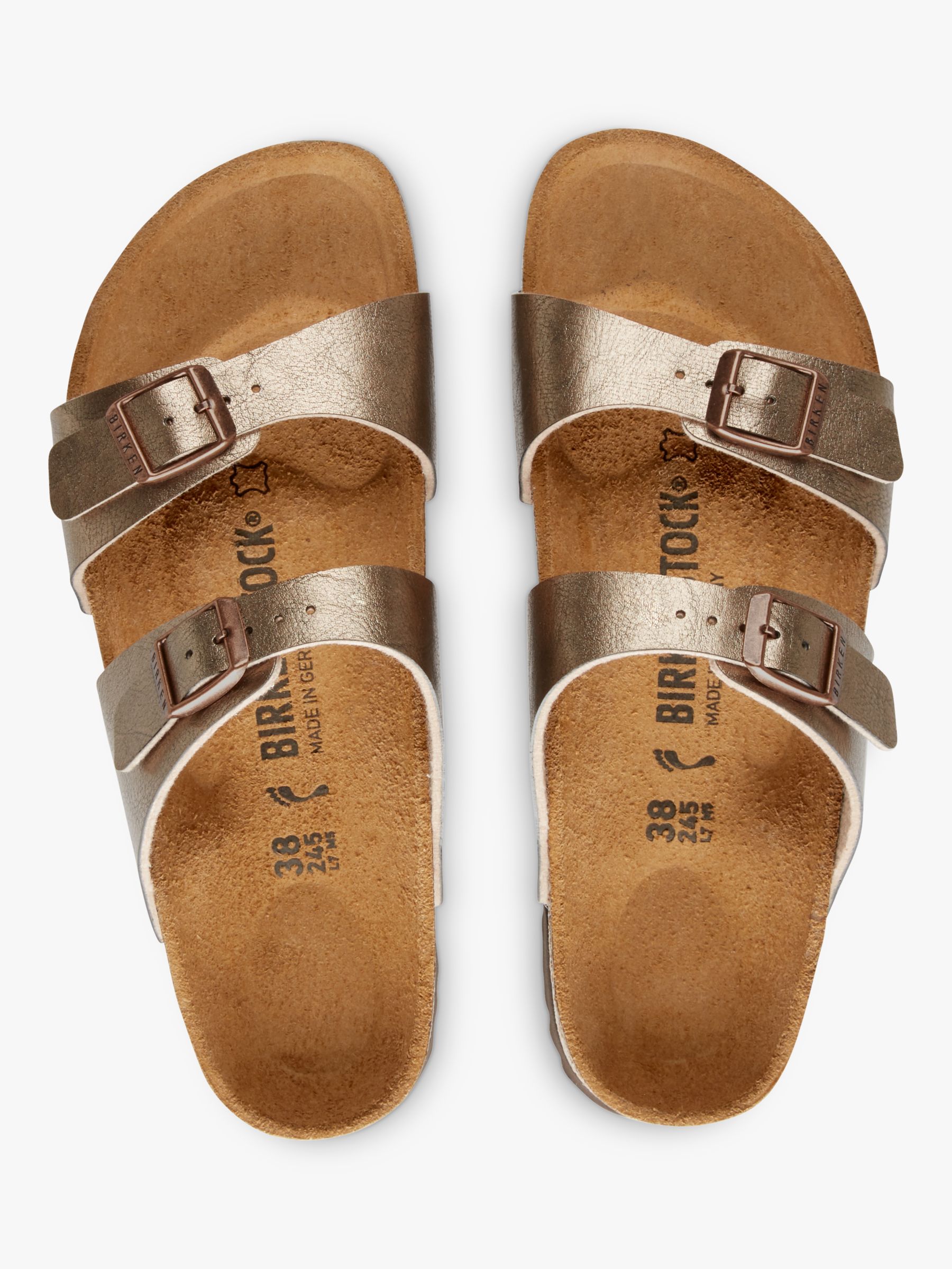 Buy Birkenstock Sydney Regular Fit Graceful Sandals, Taupe Online at johnlewis.com