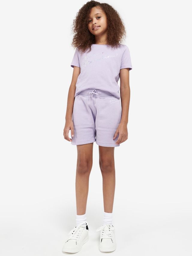 Barbour international store kids purple