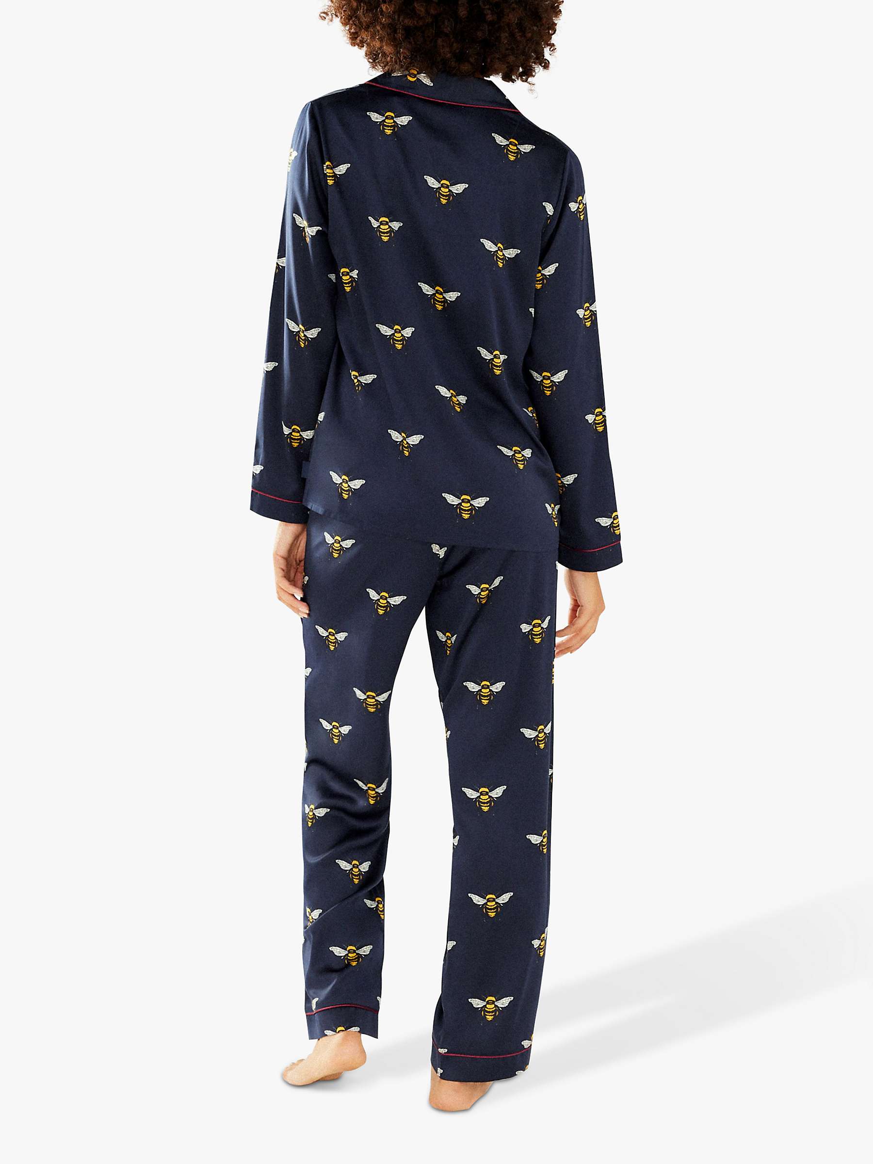 Buy Chelsea Peers Bumble Bee Satin Pyjama Set Online at johnlewis.com