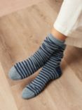Brora Cashmere Blend Stripe Bed Socks