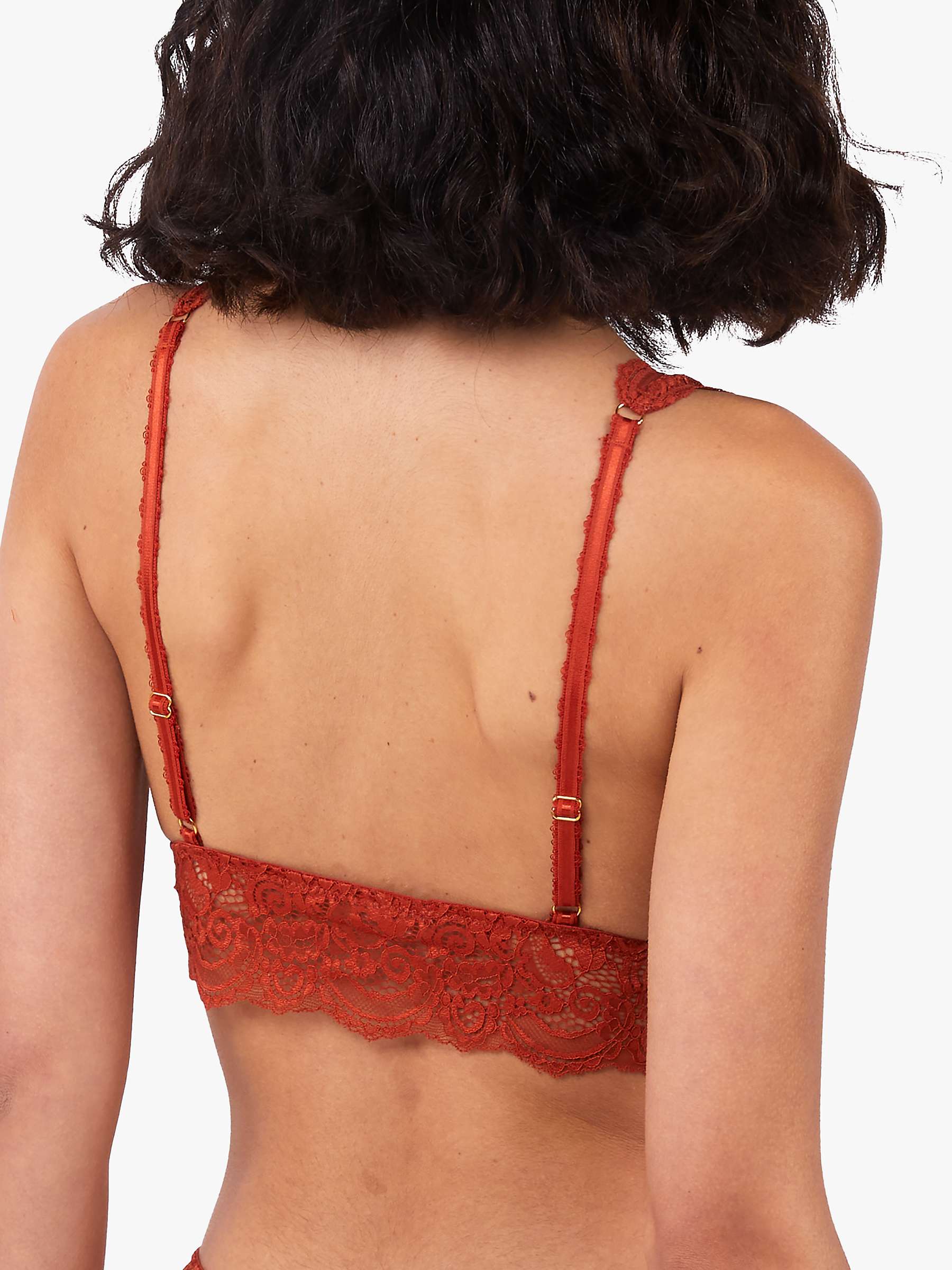 Buy Wolf & Whistle Ariana Lace Longline Bralette Online at johnlewis.com