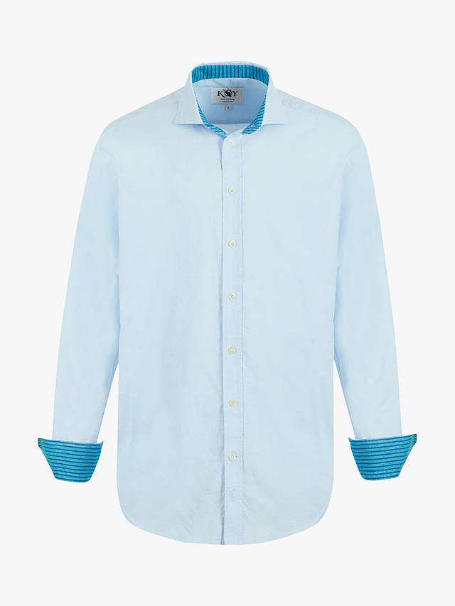 KOY Oxford Cotton Shirt, Blue Light