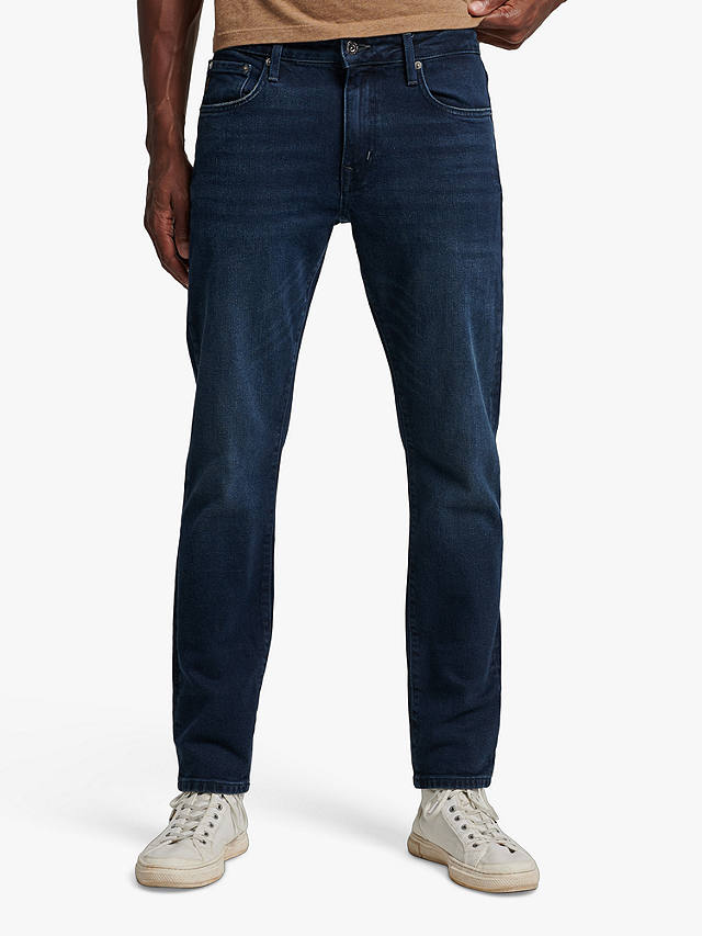 Superdry Organic Cotton Slim Jeans, Vanderbilt Ink Worn