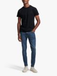 Superdry Organic Cotton Skinny Jeans, Jefferson Ink Vntg