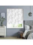 Laura Ashley Pussy Willow Blackout Roller Blind, Off White/Seaspray