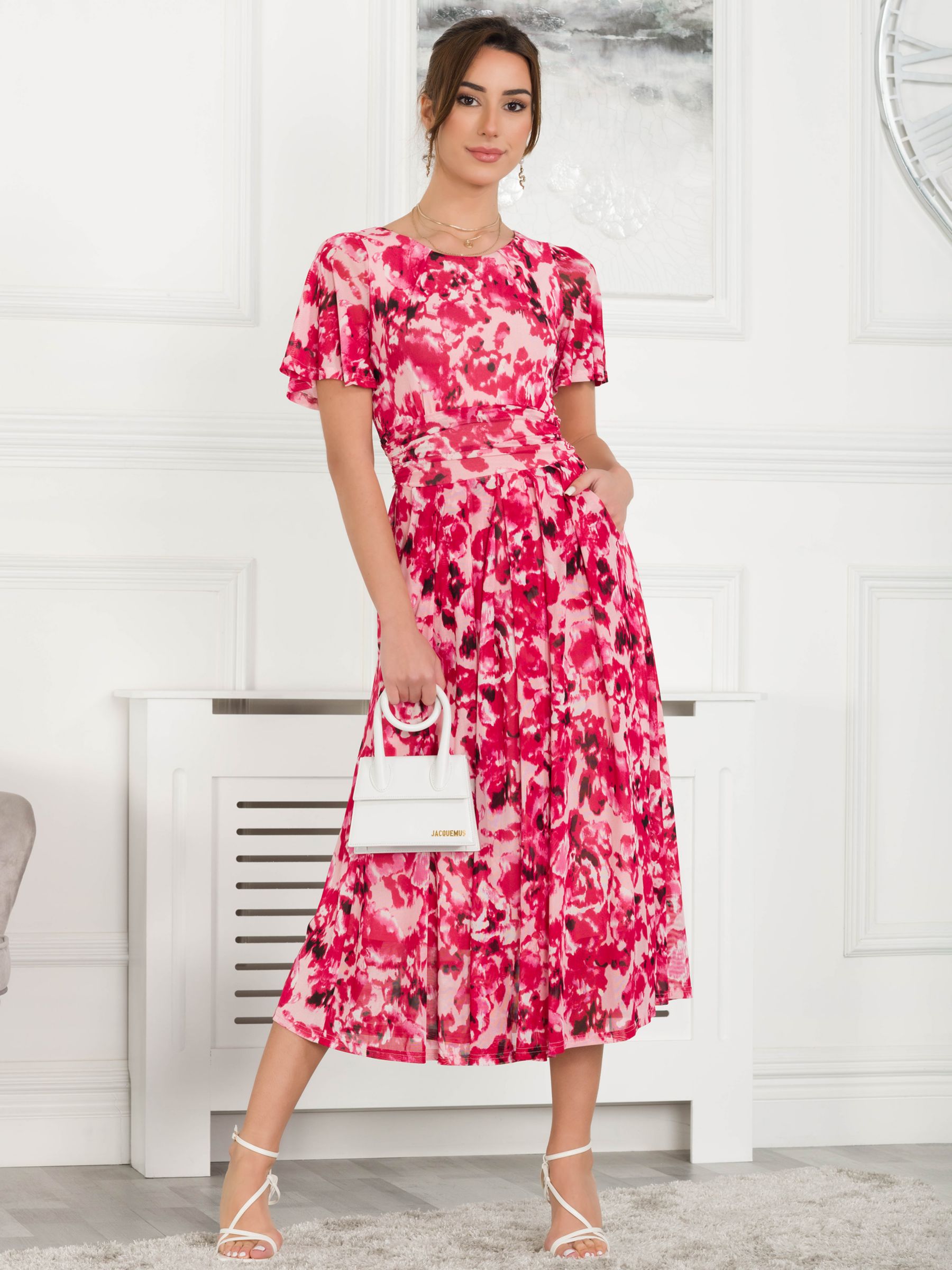 John lewis pink clearance dress