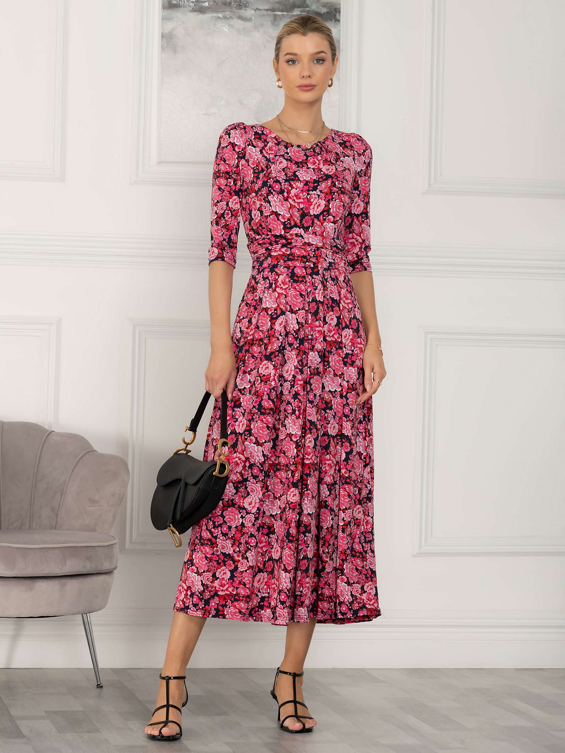 Buy Jolie Moi Sienna Floral Maxi Dress, Multi Online at johnlewis.com
