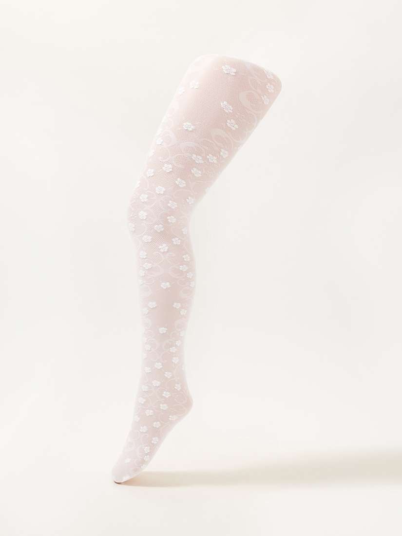 Buy Monsoon Kids' Lacey Tights, Pack of 2, Multi Online at johnlewis.com