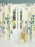 bluebellgray Botanical Pair Blackout Lined Pencil Pleat Curtains, Multi