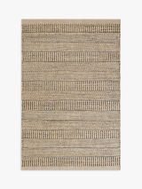 John Lewis Braided Oval Indoor/Outdoor Rug, Marl Grey, L240 x W170 cm