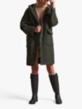 Four Seasons Wool Parka Jacket, Khaki