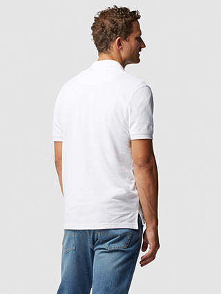 Rodd & Gunn Gunn Cotton Slim Fit Short Sleeve Polo Shirt, Coconut