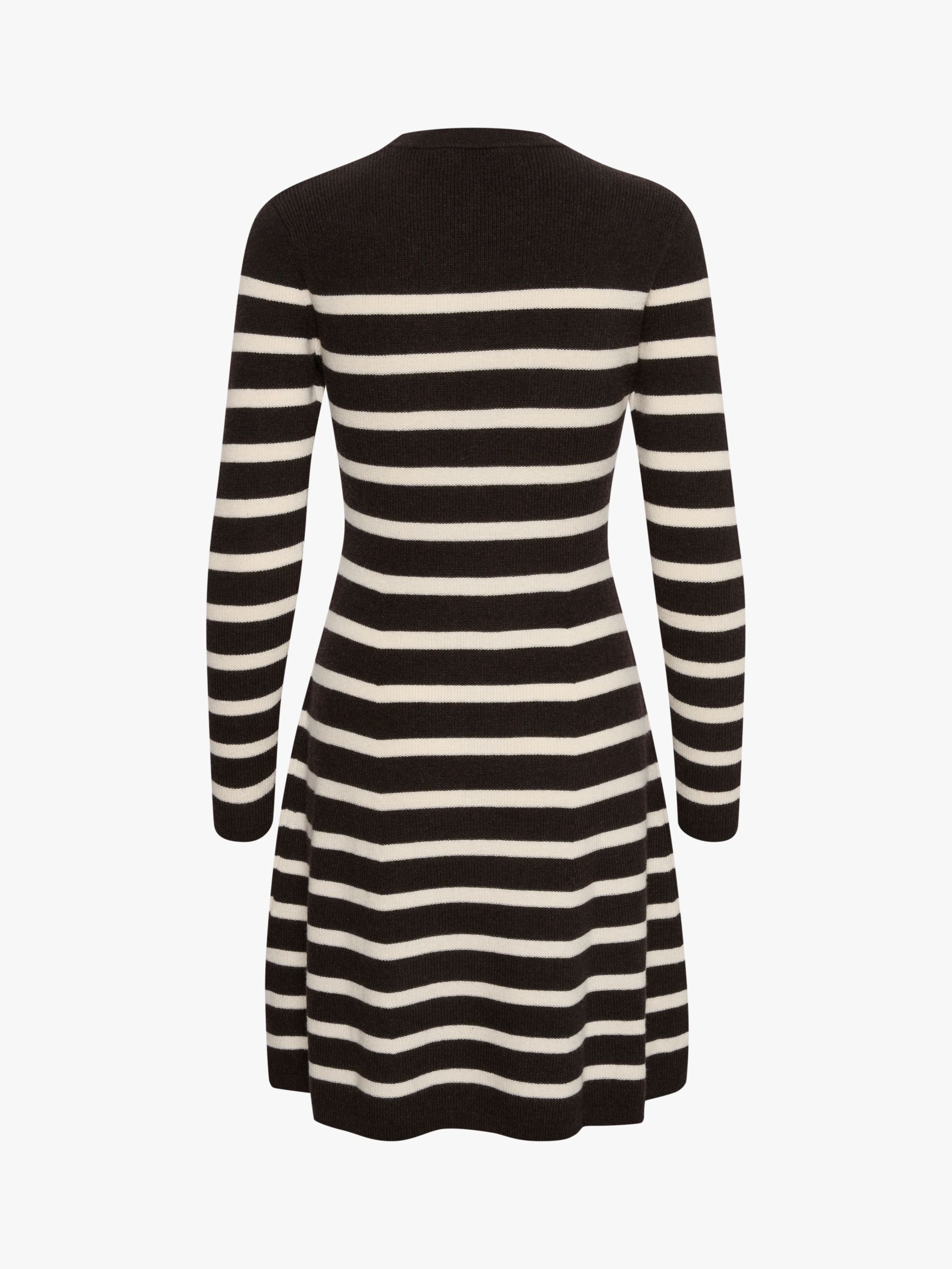 Buy InWear Jac Stripe Dress, Brown Melange/Multi Online at johnlewis.com