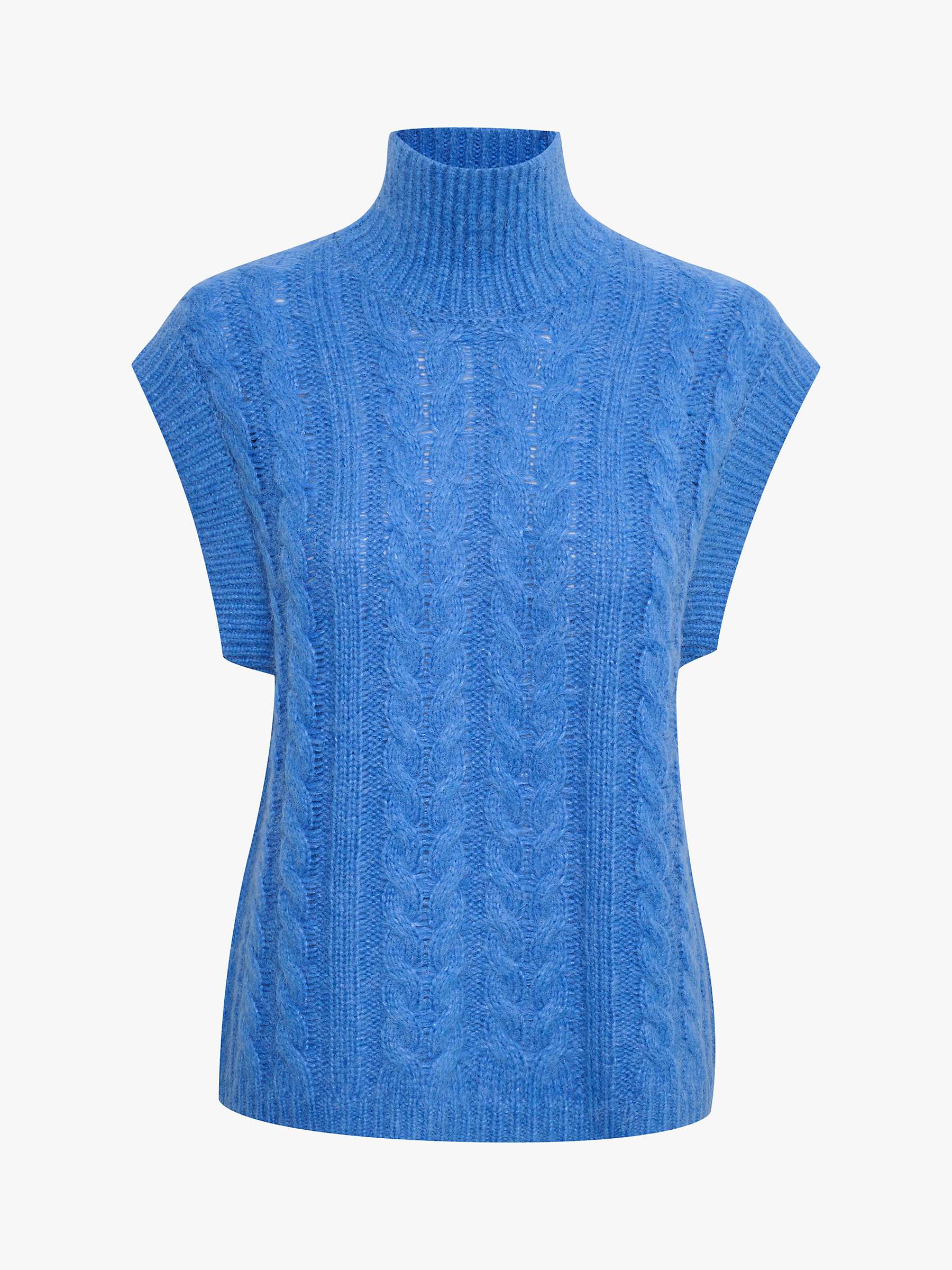 Buy InWear Jevon Sleeveless Cable Jumper, Fall Blue Online at johnlewis.com