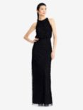 Black Halter Neck Desiree Maxi Dress