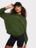 Chelsea Peers GOTS Organic Cotton Logo Hoodie, Green
