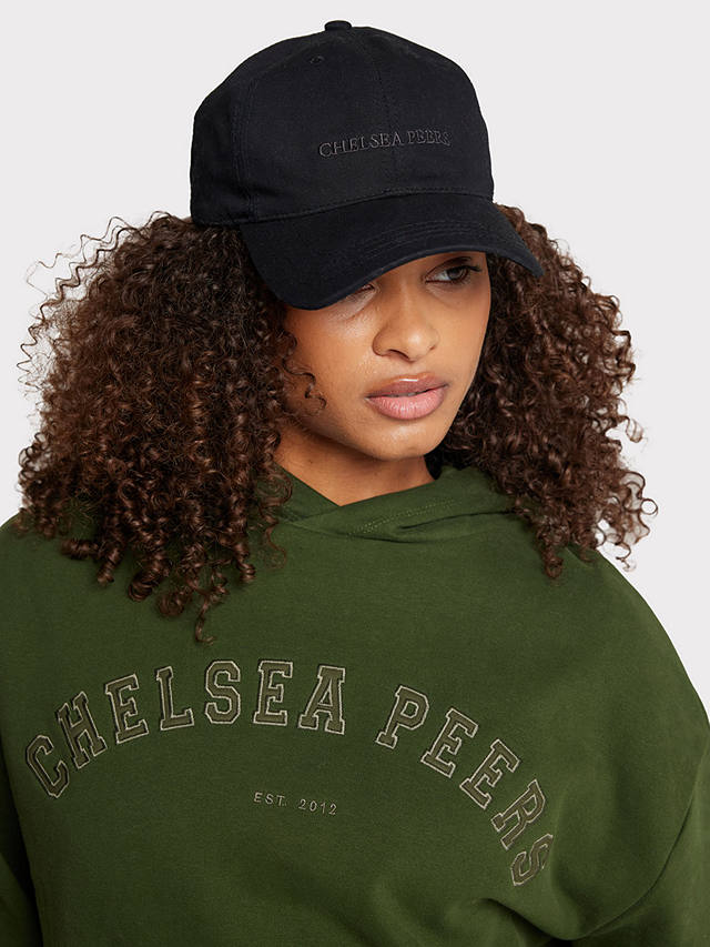 Chelsea Peers GOTS Organic Cotton Logo Hoodie, Green
