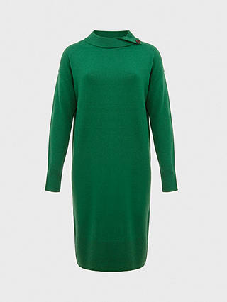 Hobbs Talia Knitted Dress, Leaf Green