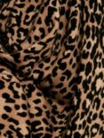 Hobbs Katherine Wool Leopard Print Jumper, Brown, Brown