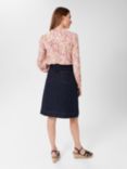 Hobbs Delany Abstract Blouse, Pink, Pink