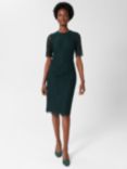 Hobbs Mireya Lace Shift Dress, Evergreen