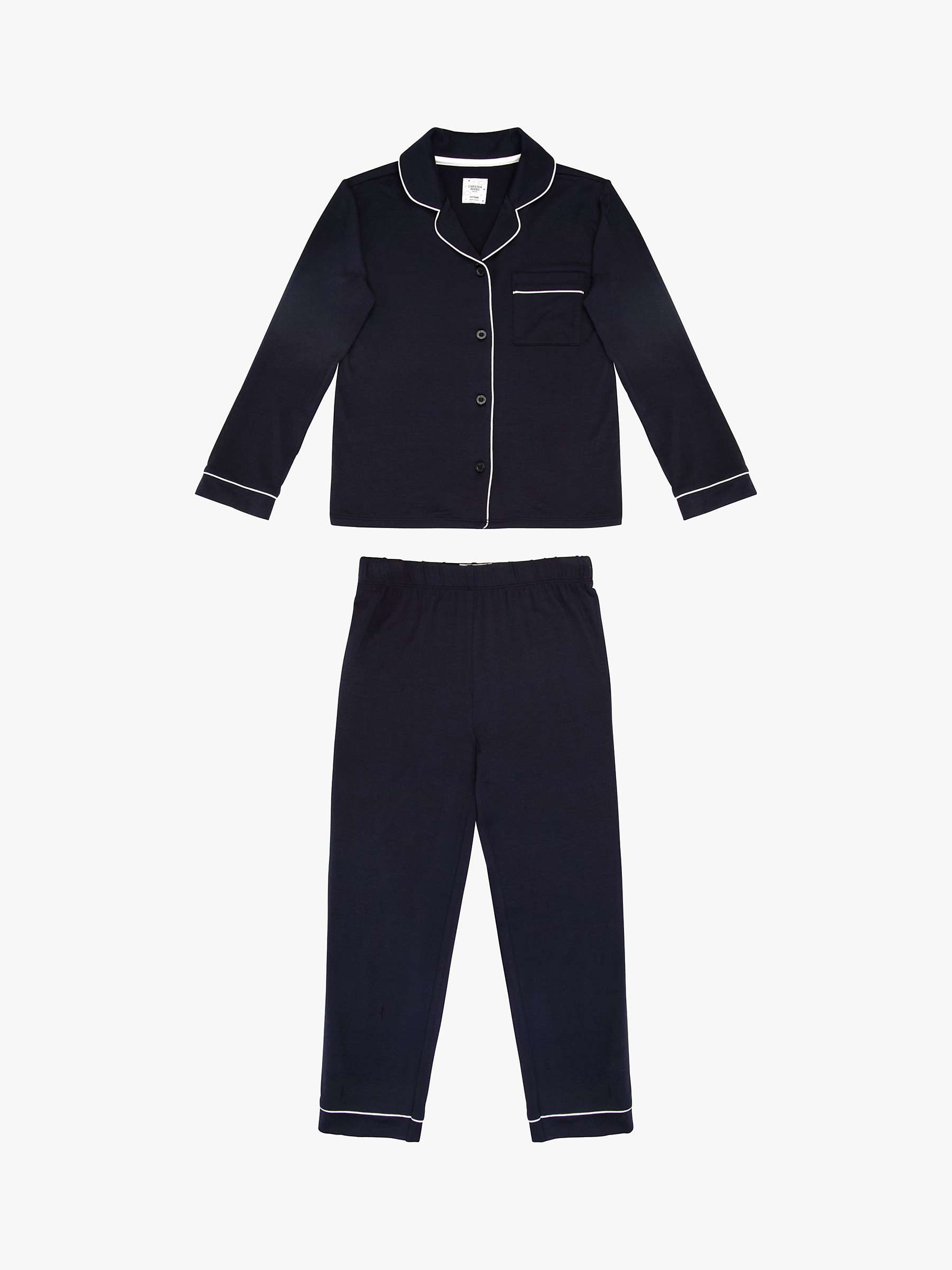 Buy Chelsea Peers Kids' Modal Button Up Pyjama Set Online at johnlewis.com