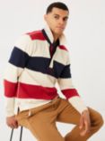FatFace Cut and Sew Stripe Polo Shirt