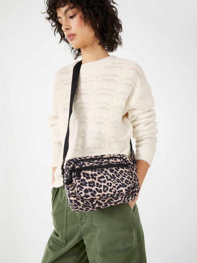 Accessorize London Women's Leopard Print Cross-Body Bag