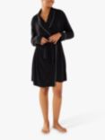 Chelsea Peers Modal Dressing Gown, Black