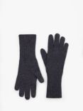 HUSH Cashmere Gloves, Charcoal Marl