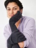 HUSH Cashmere Gloves, Charcoal Marl